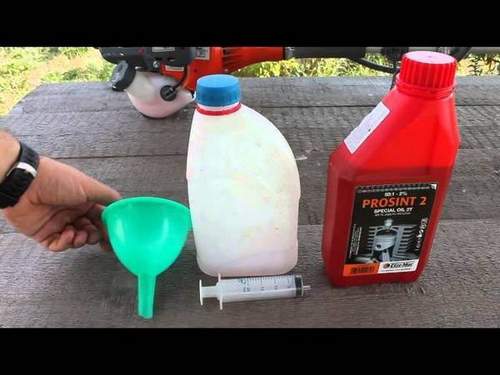 How to Dilute Gasoline For Benzotrimmer Properly