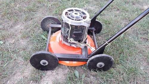 How to make a lawn mower with your own hands?