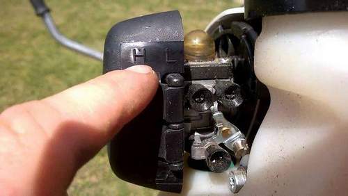 How to Set up a Stihl Fs 55 Trimmer Carburetor
