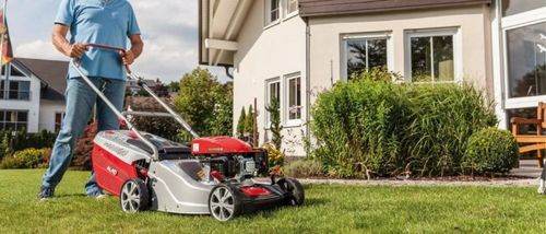 Lawn Mowers Gasoline Assembled Video