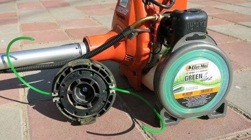 How to Knit Fishing Line on a Lawn Mower