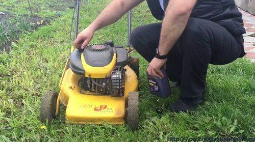 What Oil to Add to a Lawnmower Trimmer