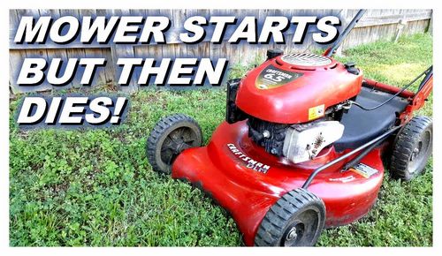 Gasoline Lawn Mower Starts And Stalls Cause