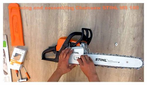 How To Assemble A Chainsaw Stihl 180