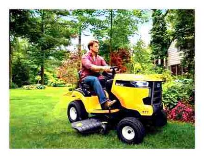 rideable, lawn, mower