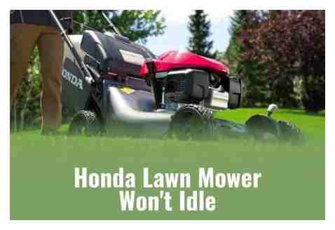 lawn, mower, does, idle
