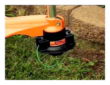 load, line, spool, grass, trimmer, video