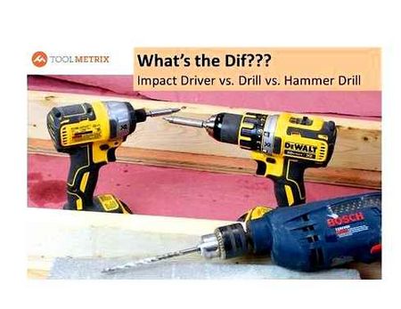 impact, drill, differs, rotary, hammer