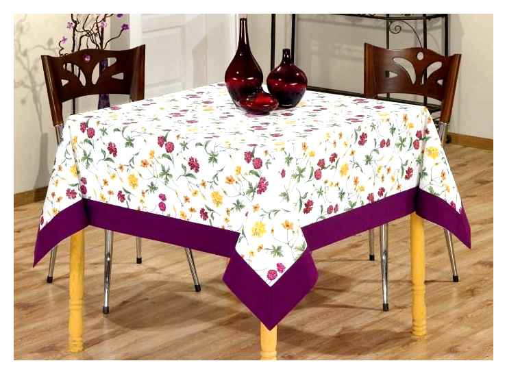 Tablecloth on the table