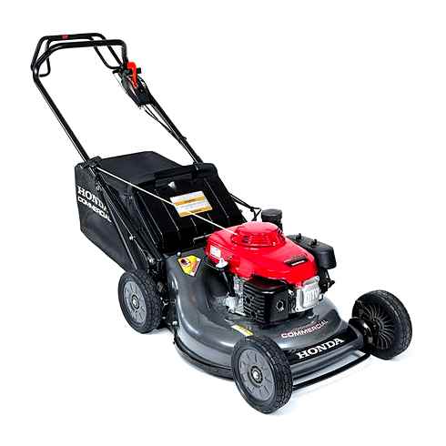 different, self-propelled, lawnmower, non-self-propelled