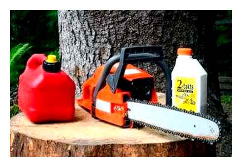 partner, chainsaw, dilute, gasoline, fill