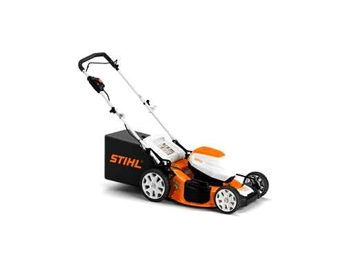 stihl, lawn, mower, started, manufacturer