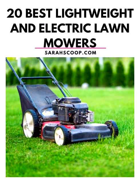 best, lightweight, electric, lawn, mowers, 2023