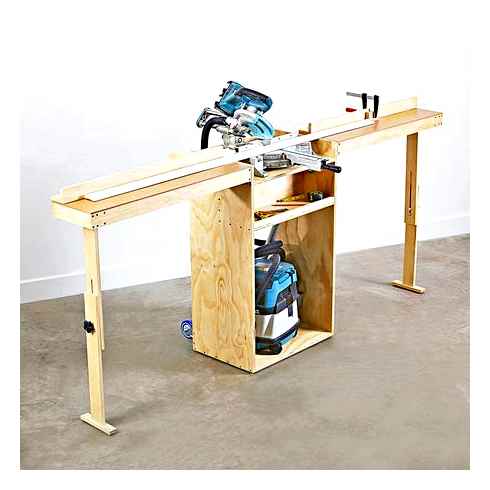 free, portable, miter, stand, plans
