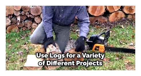 logs, chainsaw, easy, steps, cutting