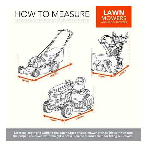 measure, deck, size, your, lawn, mower
