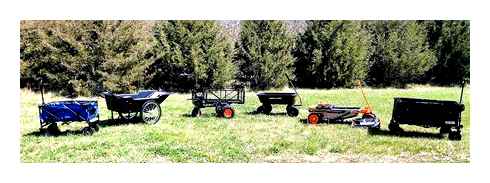 lawn, mower, cart, wheels, garden