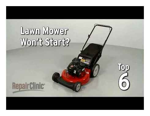 lawn, mower, starting, start