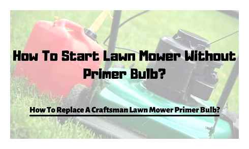 primer, pump, lawn, mower, start