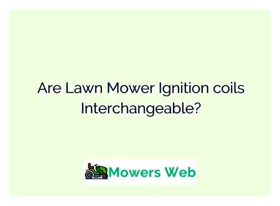lawn, mower, ignition, system