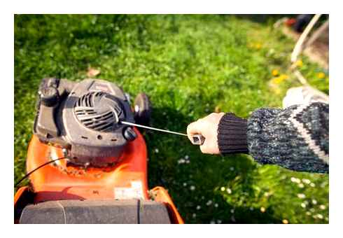 lawnmower, cable, pull, help, lawn